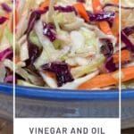 Vinegar and Oil Coleslaw Recipe A Tangy Tradition