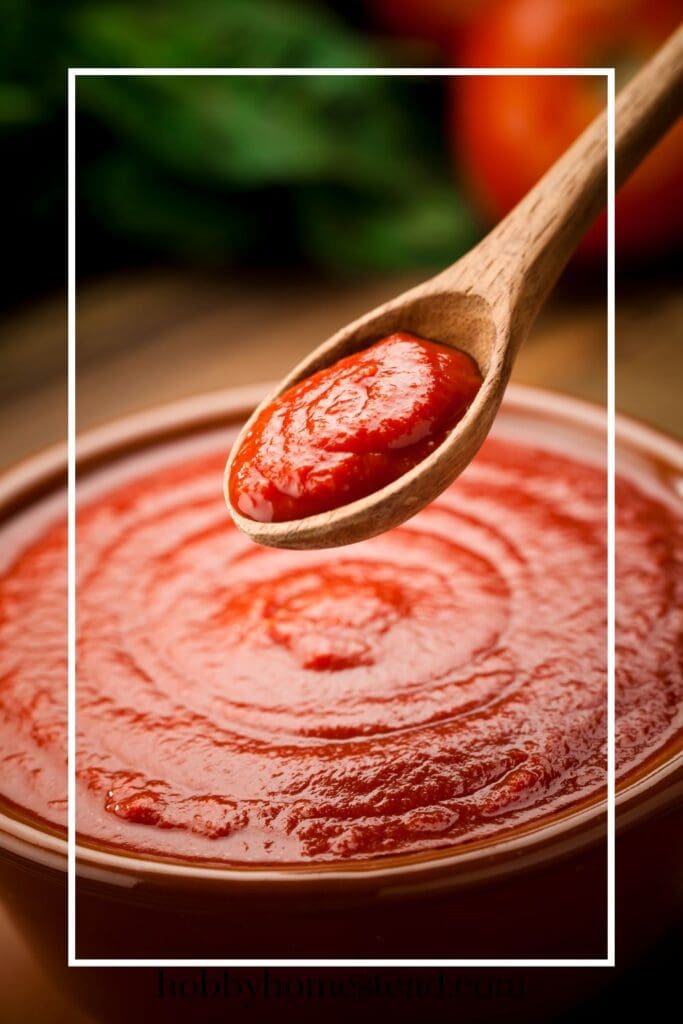 Bowl of Homemade Fresh Red Sauce