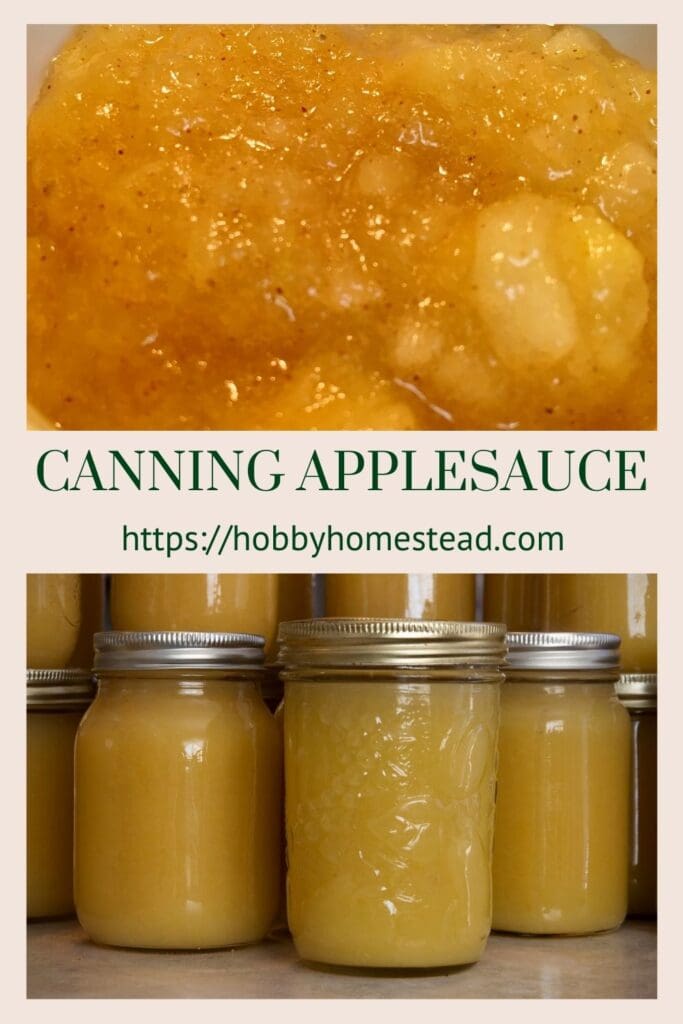 Canning Applesauce