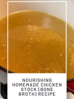 Nourishing Homemade Chicken Stock (Bone Broth) Recipe