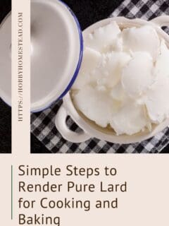 Simple Steps to Render Pure Lard for Cooking and Baking