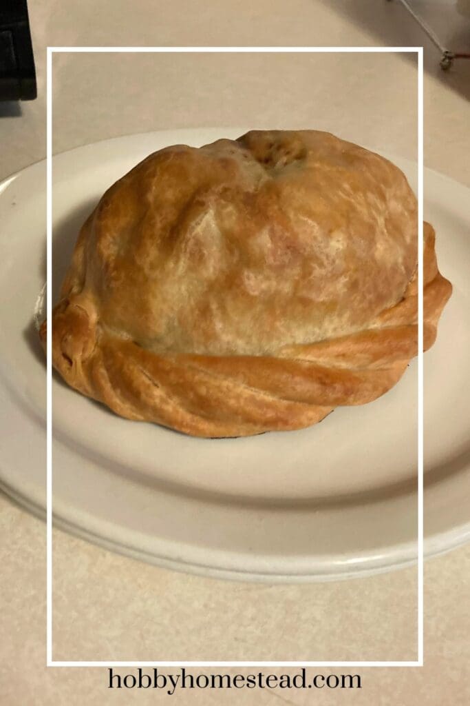 Upper Michigan Pasty on a plate