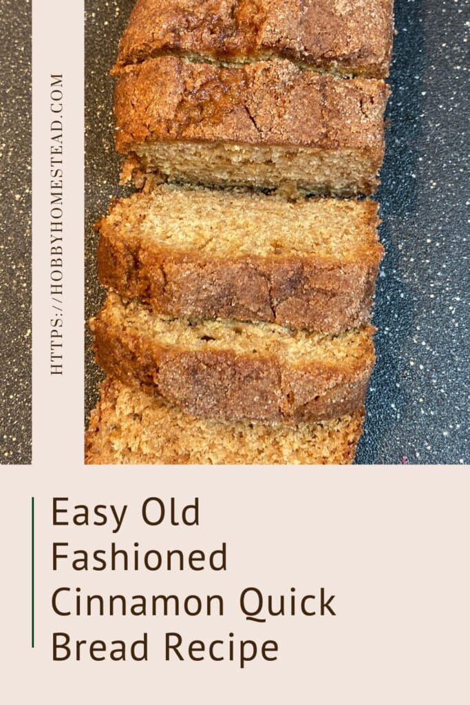 Easy Old Fashioned Cinnamon Quick Bread Recipe