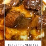 Tender Homestyle Beef Tips with Rich Gravy Recipe