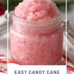 Easy Candy Cane Peppermint Sugar Scrub Recipe