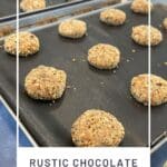 Rustic Chocolate Chip Almond Butter Cookies