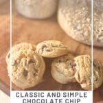 Classic and Simple Chocolate Chip Peanut Butter Cookies