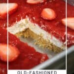 Old-Fashioned Rhubarb Cream Dessert No-Bake