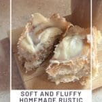 Soft and Fluffy Homemade Rustic Cinnamon Rolls with Frosting