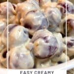 Easy Creamy Grape Salad with Greek Yogurt