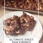 Ultimate Sheet Pan S'Mores Brownie Bars for a Crowd