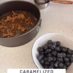 Caramelized Blueberry Upside-Down Pancake