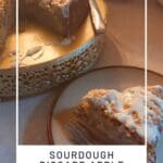Sourdough Discard Apple Coffee Cake with Maple Glaze