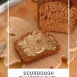 Sourdough Pumpernickel Bread with Onion and Molasses